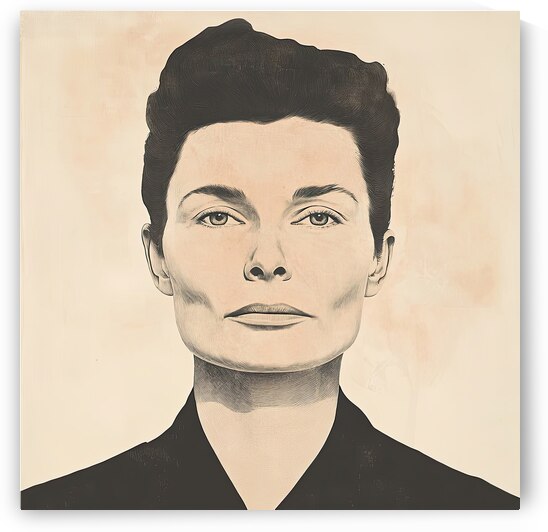 Contemplative Gaze 7892B 45 by Abstract Rebellion