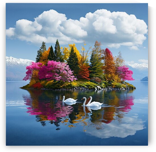 Fantasy Island Retreat - A Serene Paradise of Nature by Muservap 