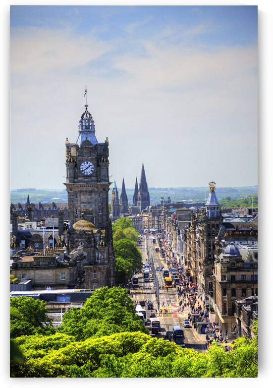 Edinburgh Pricess st View by Kevin MacTavish
