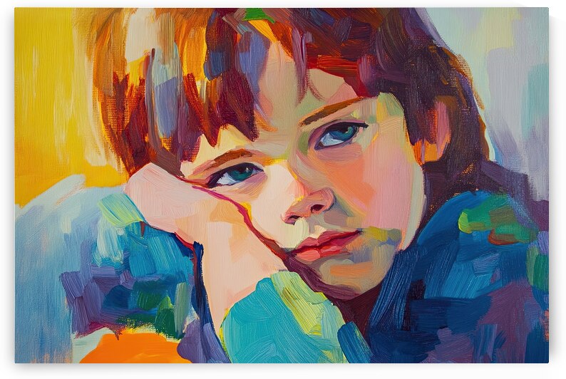 Contemplative Gaze Y59H2N 58 by Abstract Rebellion