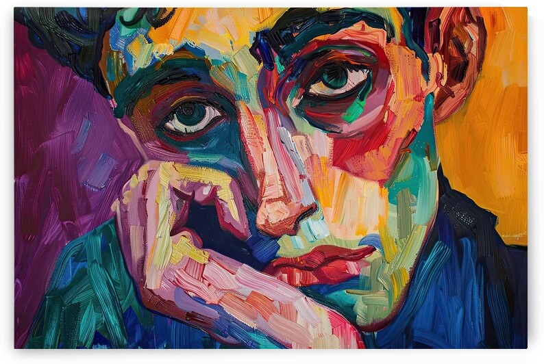 Contemplative Gaze Y59H2N 62 by Abstract Rebellion