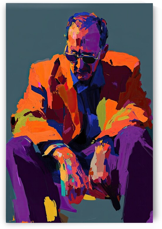 Contemplative Man N92H5K 58 by Abstract Rebellion