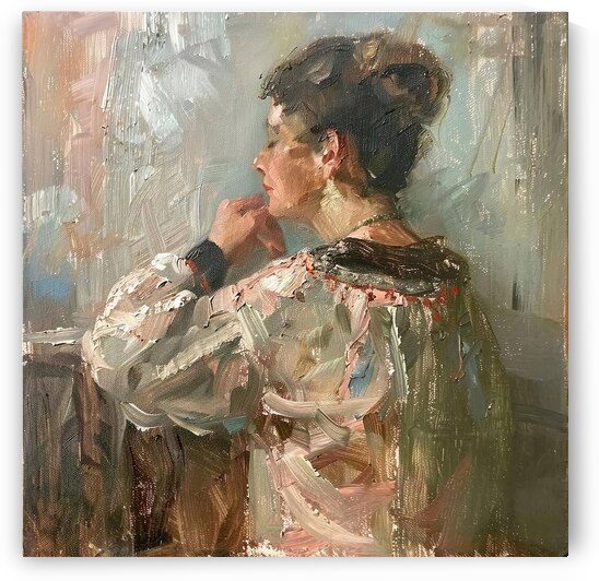 Contemplative Muse H3N9C2 48 by Abstract Rebellion