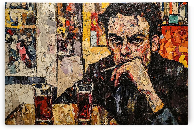 Contemplative Painter 7H29NP 45 by Abstract Rebellion