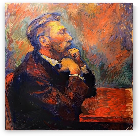 Contemplative Pose 92HJ5D 55 by Abstract Rebellion