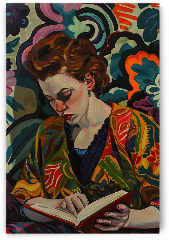 Contemplative Reader 7H29P4 45 by Abstract Rebellion