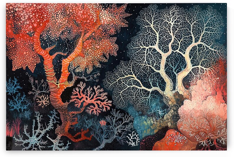 Coral Forest At Night 2H9PNZ 62 by Abstract Rebellion