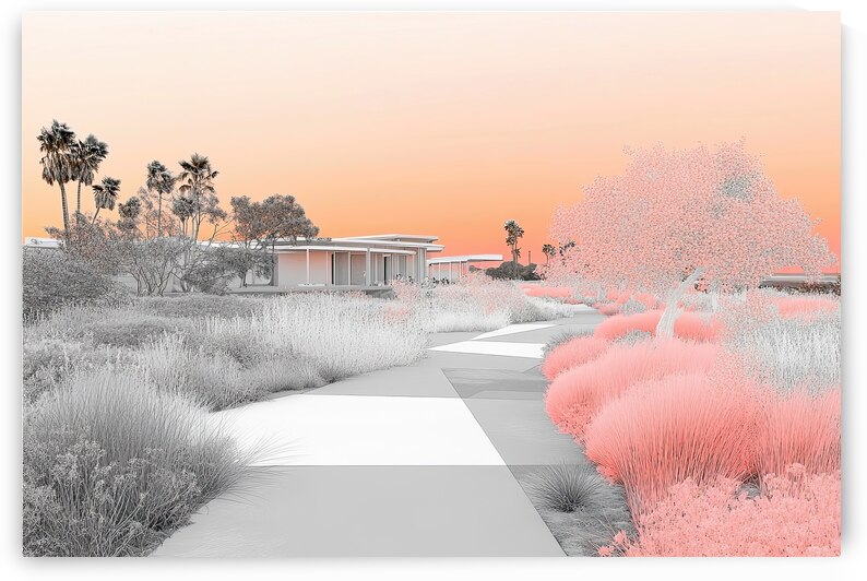 Coral Dusk Haven 9P3N2H 49 by Abstract Rebellion