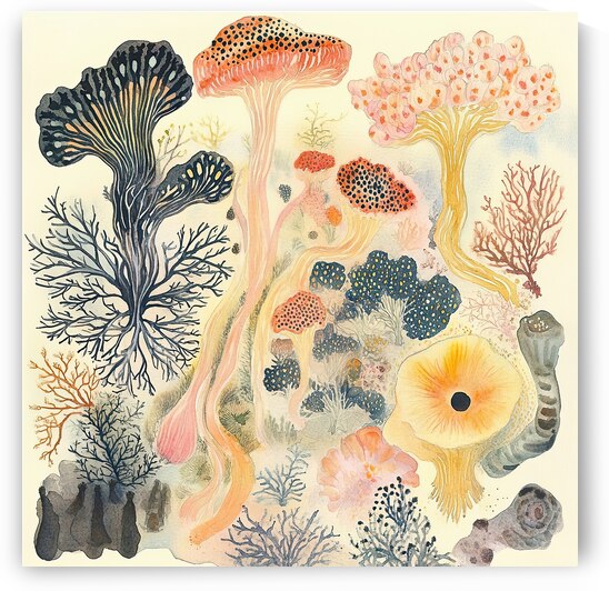 Coral Kingdom Bloom 7P3H2N 62 by Abstract Rebellion