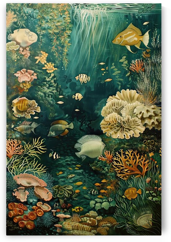 Coral Kingdom Reef 2H9N3Z 48 by Abstract Rebellion