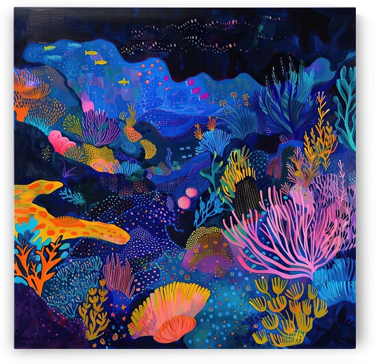 Coral Kingdom Lullaby 2P9H7N 53 by Abstract Rebellion