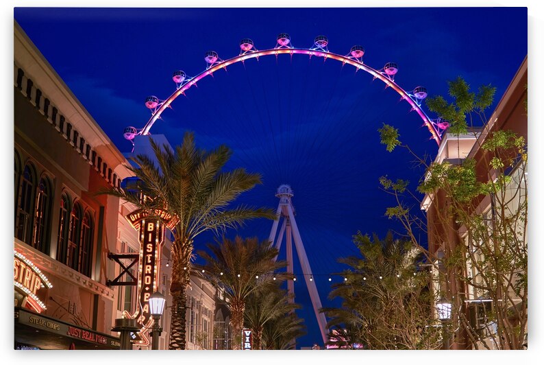 Blue Hour Las Vegas High Roller by Ryan Cameron