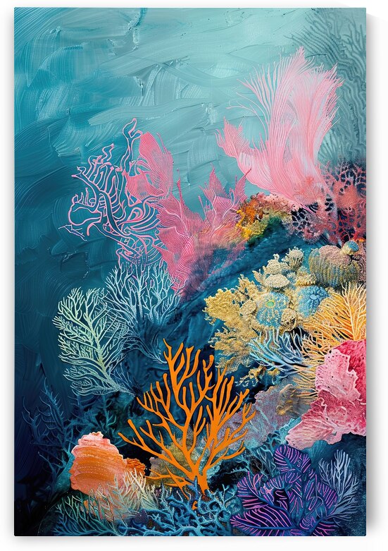 Coral Reef Vibrance J9H3N2 57 by Abstract Rebellion