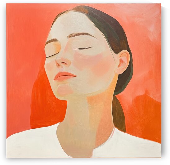 Coral Serenity Portrait 92HJ5P 57 by Abstract Rebellion