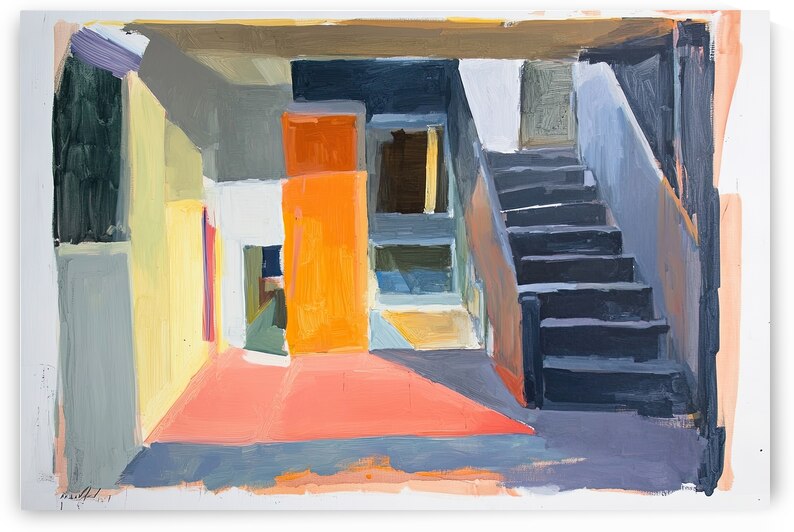 Coral Stairway NZ92H3 52 by Abstract Rebellion