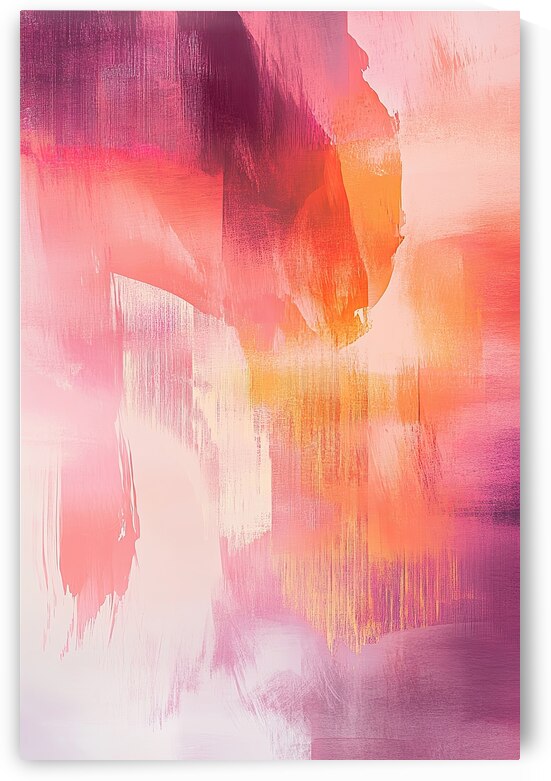 Coral Sunset Glow 2N9P3H 45 by Abstract Rebellion