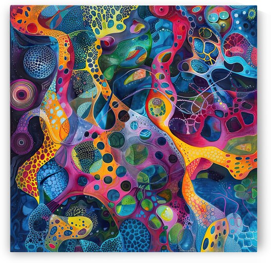 Cosmic Bloom 7H29P4 49 by Abstract Rebellion