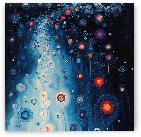 Cosmic Bloom Cascade H9P4N2 57 by Abstract Rebellion