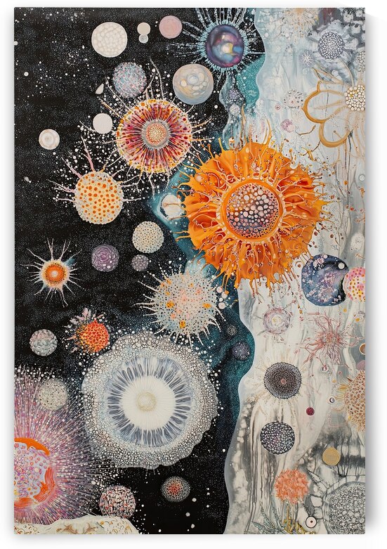 Cosmic Bloom Cascade 9H3N2Z 55 by Abstract Rebellion