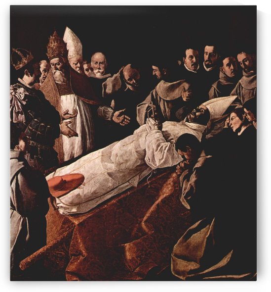 Death of a cardinal by Francisco de Zurbaran