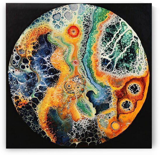 Cosmic Cellular Genesis 7P3N2H 60 by Abstract Rebellion