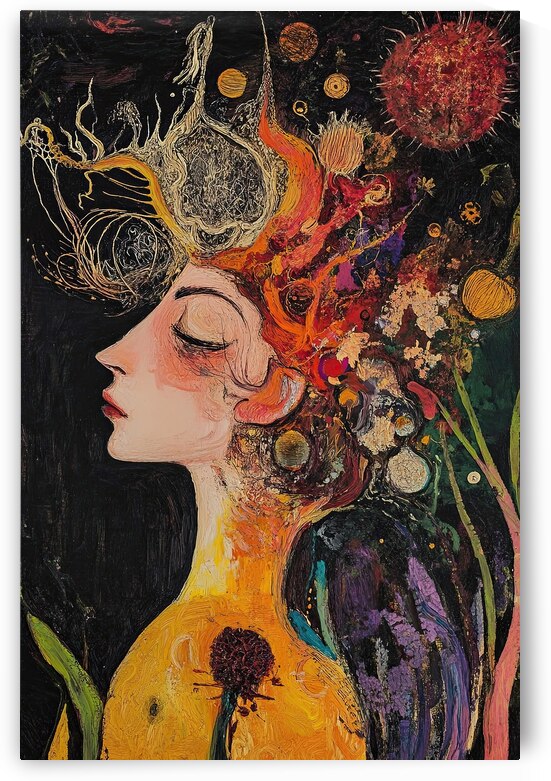 Cosmic Bloom Within 28H9Z 57 by Abstract Rebellion