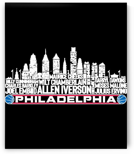 Philadelphia City Basketball Team All Time Legend by AnnePFischer