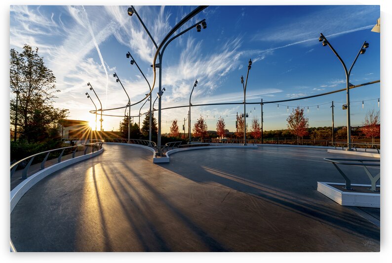 Sunburst Skate Park Omaha by Jennifer White