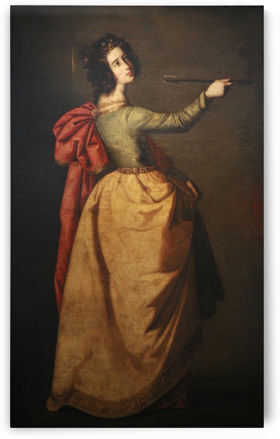 Saint Ursula by Francisco de Zurbaran