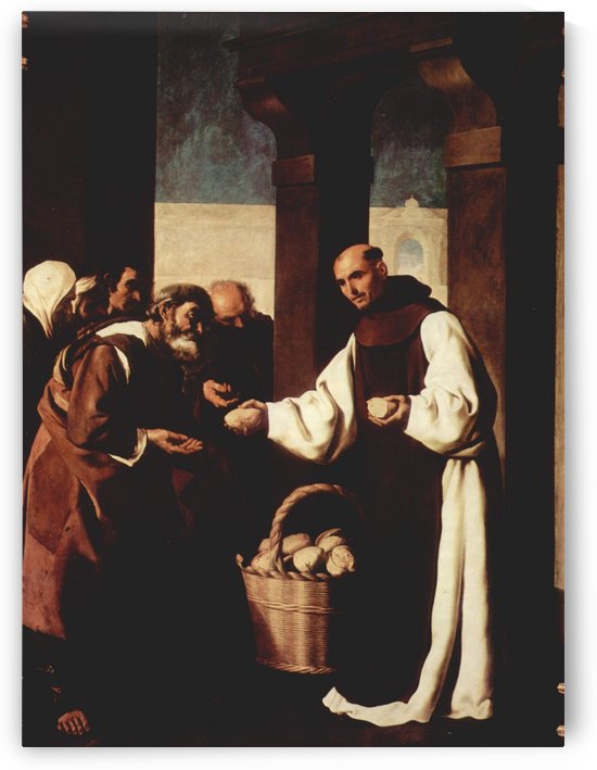The mercy of Fra Martin de Vizcaya by Francisco de Zurbaran