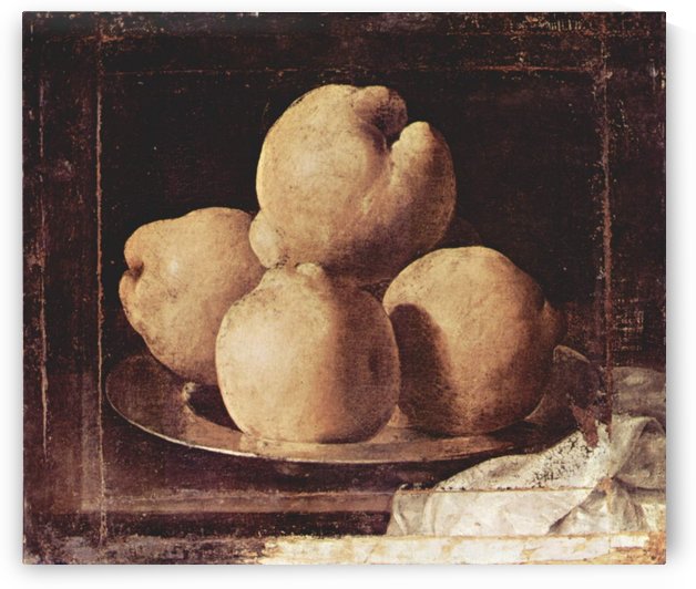 Plate with fruits by Francisco de Zurbaran
