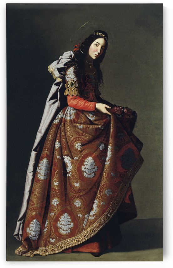 Portrait of Santa Casilda by Francisco de Zurbaran