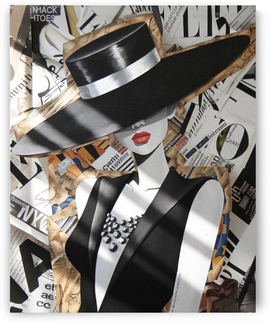 Chic Collage: Fashion-Inspired Wall Art by rihab bahammou