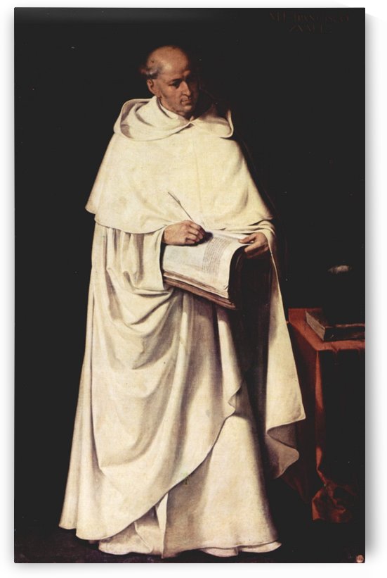 Portrait of Fra Zumel Francisco by Francisco de Zurbaran