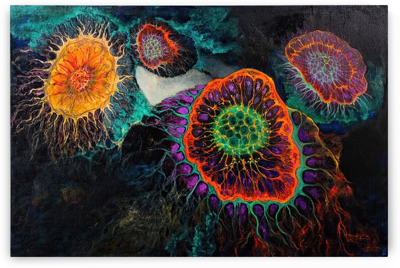 Cosmic Bloom ZH92N3 60 by Abstract Rebellion