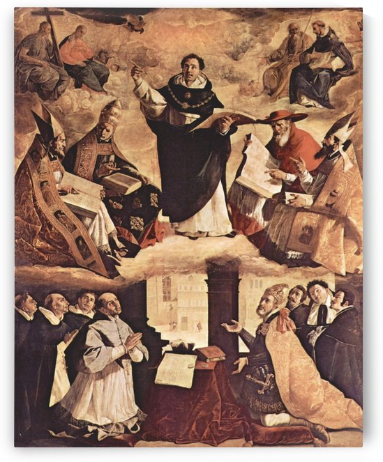 Saint Thomas Aquinas by Francisco de Zurbaran