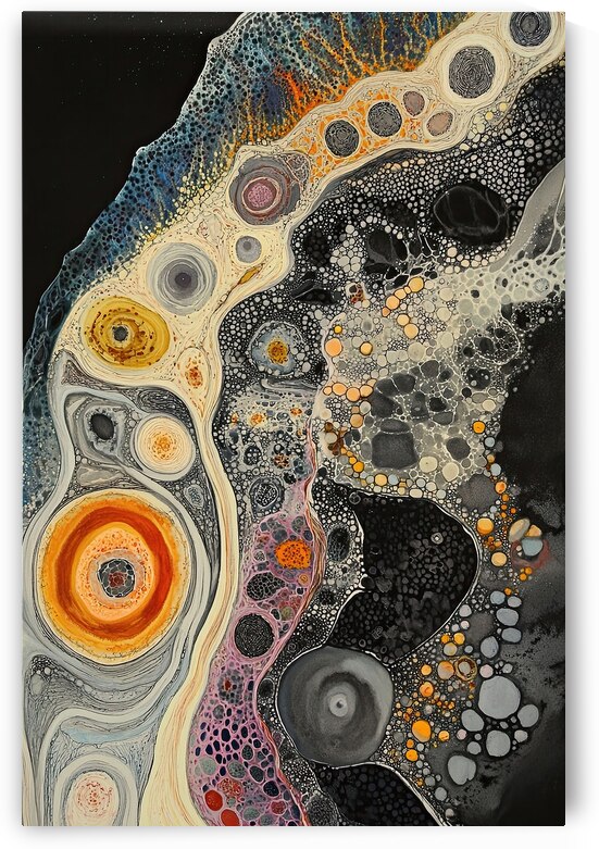 Cosmic Cellular Flow H2N9P4 60 by Abstract Rebellion