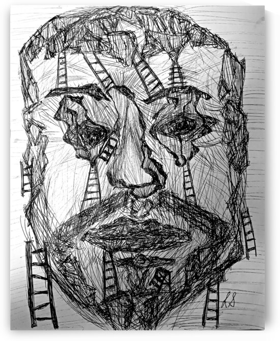 20250308 153058 Climbing the Ladder by Lawrence Silver Art