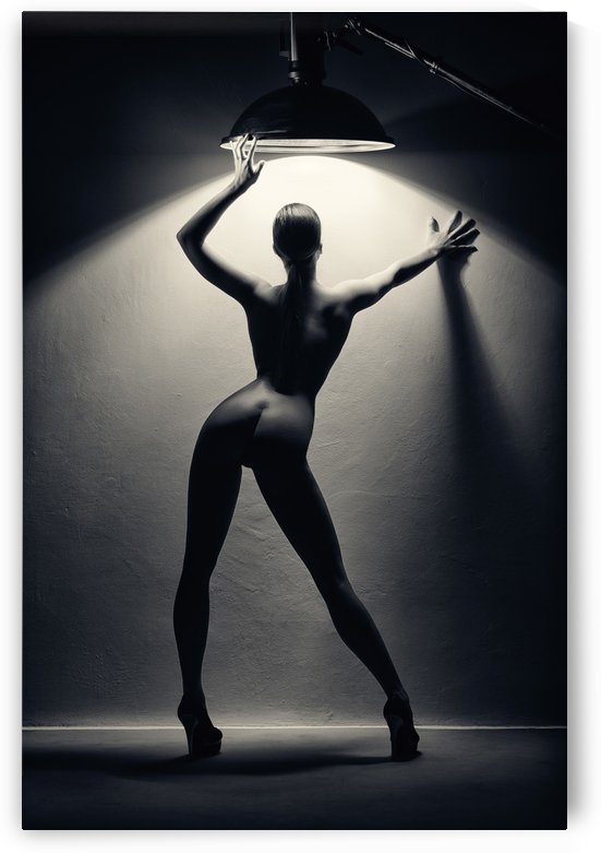 Woman in the spotlight 2 by Johan Swanepoel