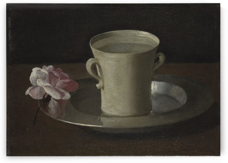 A cup of Water and a Rose by Francisco de Zurbaran
