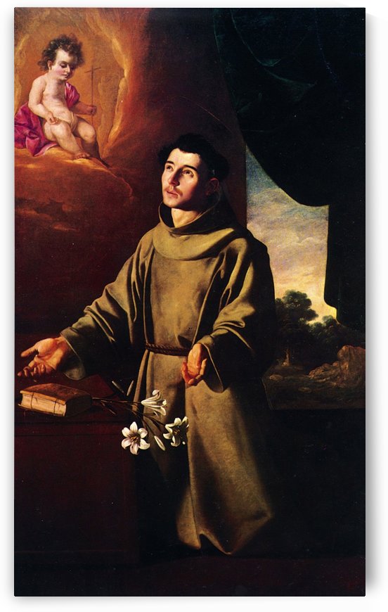 The Vision of Saint Anthony by Francisco de Zurbaran