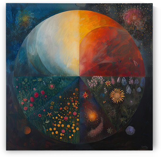 Cosmic Garden Cycle 9P3N7H 57 by Abstract Rebellion