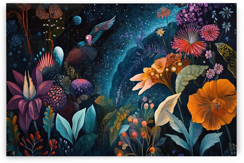 Cosmic Garden Bloom H3N5P 58 by Abstract Rebellion