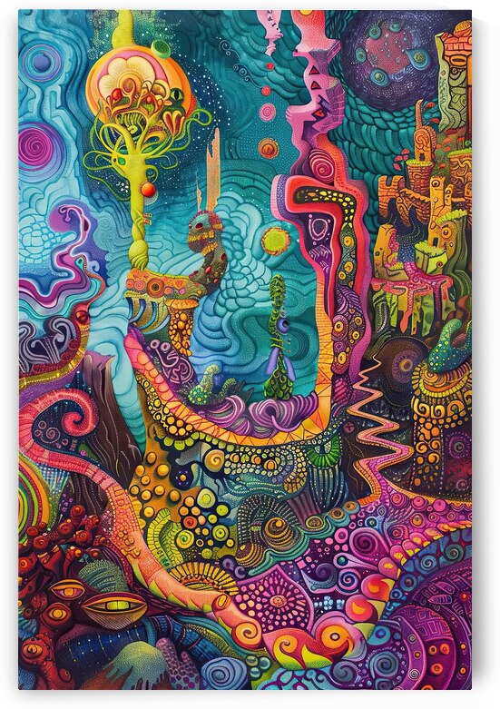 Cosmic Garden Kaleidoscope 7892H 45 by Abstract Rebellion