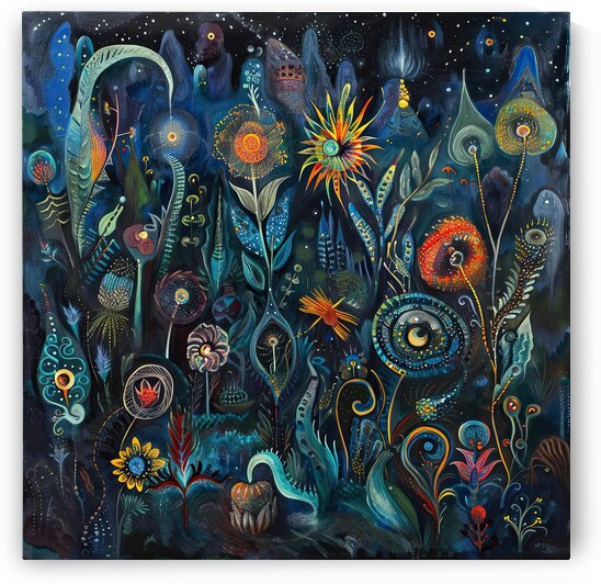 Cosmic Garden Bloom J9H2N3 60 by Abstract Rebellion