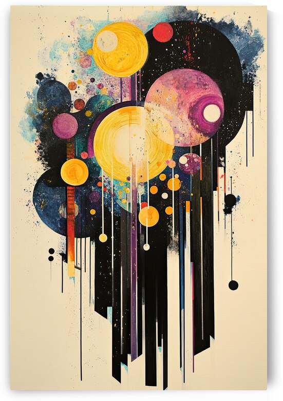 Cosmic Rain Cascade J9P4H2 57 by Abstract Rebellion