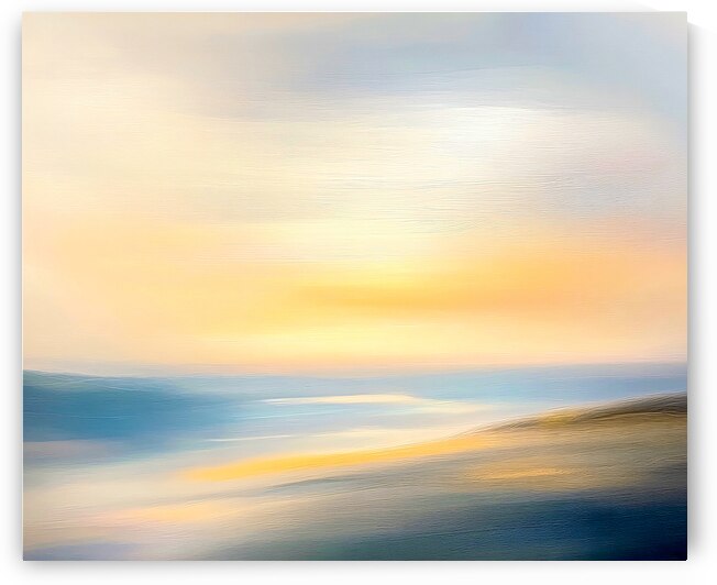 Simple Abstract Pastel Landscape by Travelling Light