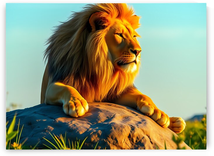 Majestic Lion Puzzle – Stunning Wildlife Jigsaw for Animal Lovers by el halaoui ali