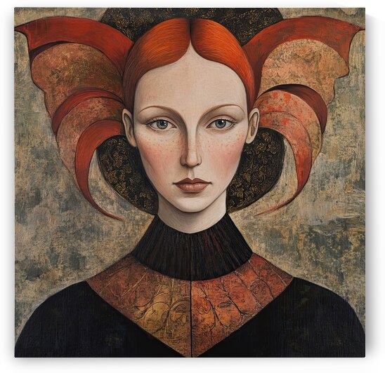 Crimson Halo Portrait J9N2P3 59 by Abstract Rebellion