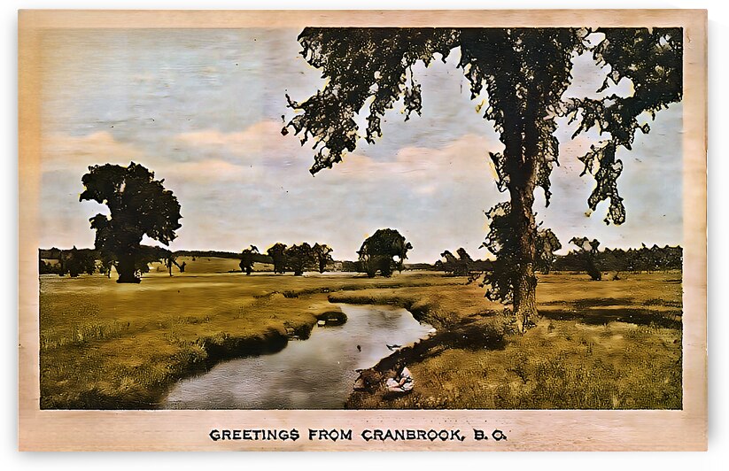 Historic Post Card of Josephs Prairie scan by TDH by Troy Hunter